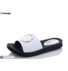 Шлепки жіночі на літо (8 пар р.36-41) білий  "Trendy"