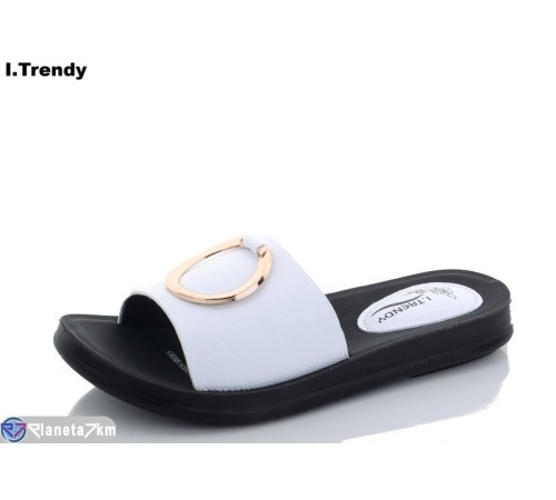 Шлепки жіночі на літо (8 пар р.36-41) білий  "Trendy"