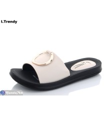 Шлепки жіночі на літо (8 пар р.36-41) бежевий  "Trendy"