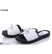 Шлепки жіночі на літо (8 пар р.36-41) білий  "Trendy"