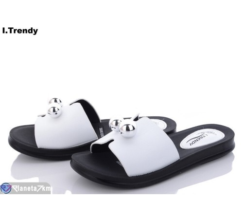 Шлепки жіночі на літо (8 пар р.36-41) білий  "Trendy"