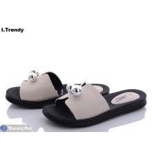 Шлепки жіночі на літо (8 пар р.36-41) бежевий  "Trendy"