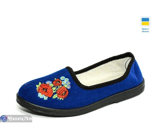 Тапки жіночі на літо (7 пар р.37-41) синій  "Korka"