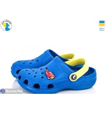 Кроки дитячі на літо (8 пар р.22-28) синій  "Jose Amorales"