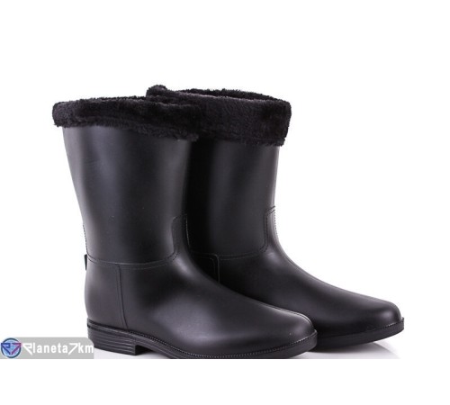 Жіноче гумове взуття на весну/осінь (6 пар р.36-40) чорний "Bella Shoes" Жіноче гумове взуття на весну/осінь (6 пар р.36-40) чорний "Bella Shoes"