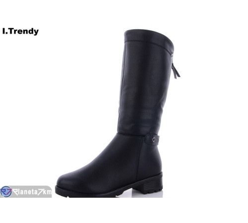 Чоботи жіночі на зиму (6 пар р.36-41) чорний "Trendy" Чоботи жіночі на зиму (6 пар р.36-41) чорний "Trendy"