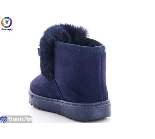 Дитячі Уггі на зиму (12 пар р.25-30) синій  "Леопард"