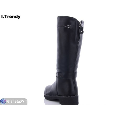 Чоботи жіночі на зиму (6 пар р.37-42) чорний  "Trendy"