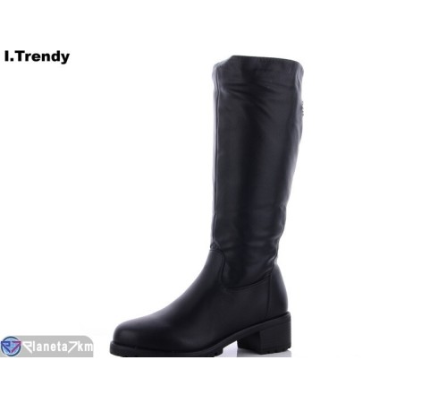 Чоботи жіночі на зиму (6 пар р.40-43) чорний  "Trendy"