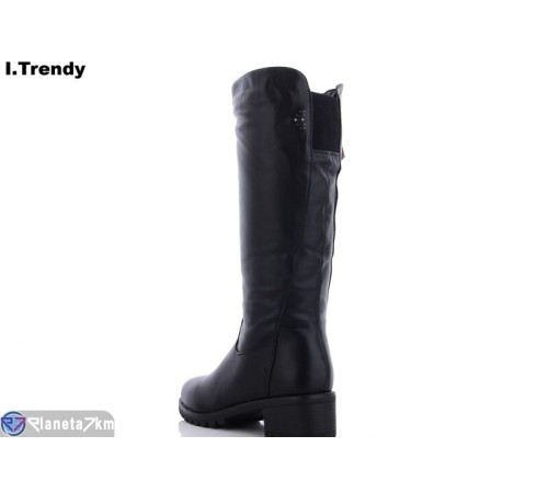 Чоботи жіночі на зиму (6 пар р.40-43) чорний  "Trendy"