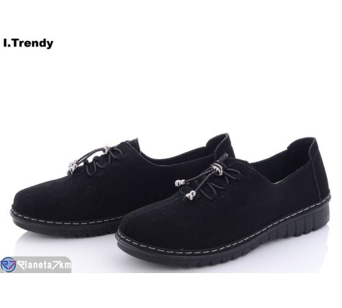 Туфлі жіночі на весну/осінь (8 пар р.37-41) чорний  "Trendy"