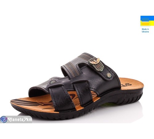 Шлепки дитячі на літо (6 пар р.30-34) чорний  "Gelena"