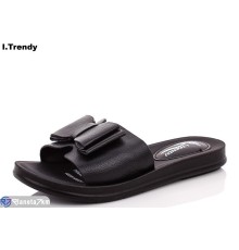 Шлепки жіночі на літо (8 пар р.36-41) чорний  "Trendy"