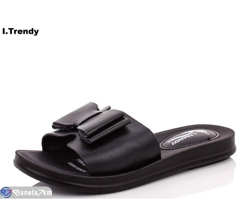 Шлепки жіночі на літо (8 пар р.36-41) чорний  "Trendy"