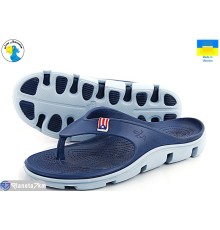 Шлепки жіночі на літо (8 пар р.36-41) синій  "Jose Amorales"