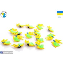 Джибітси дитячі на весну/осінь (16 пар р.) жовтий  "Jose Amorales"