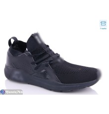 Кросівки чоловічі на весну/осінь (8 пар р.40-44) чорний  "KRS"