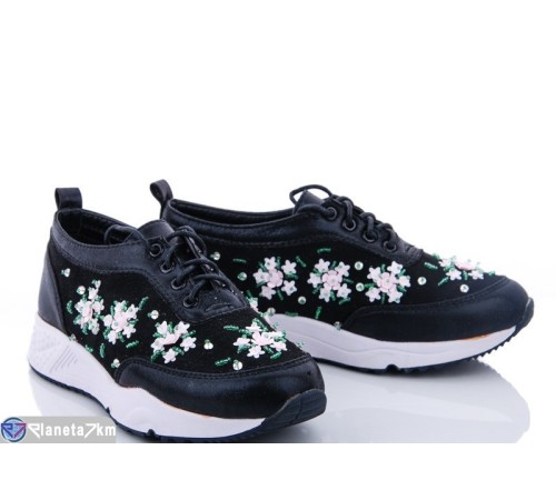 Кросівки жіночі на весну/осінь (6 пар р.36-40) чорний "Bella Shoes" Кросівки жіночі на весну/осінь (6 пар р.36-40) чорний "Bella Shoes"