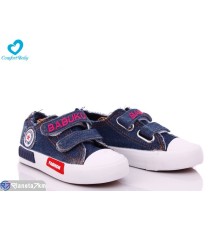 Дитячі кеди на весну/осінь (6 пар р.25-30) синій  "Comfort-baby"