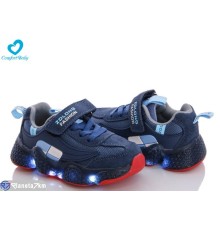 Дитячі кросівки на весну/осінь (7 пар р.26-30) блакитний  "Comfort-baby"