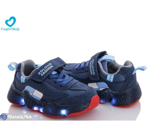Дитячі кросівки на весну/осінь (7 пар р.26-30) блакитний "Comfort-baby" Дитячі кросівки на весну/осінь (7 пар р.26-30) блакитний "Comfort-baby"