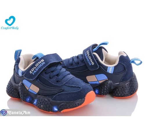 Дитячі кросівки на весну/осінь (7 пар р.26-30) синій "Comfort-baby" Дитячі кросівки на весну/осінь (7 пар р.26-30) синій "Comfort-baby"