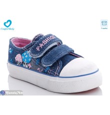 Дитячі кеди на весну/осінь (8 пар р.20-25) синій  "Comfort-baby"
