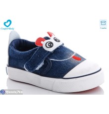Дитячі кеди на весну/осінь (7 пар р.20-25) синій  "Comfort-baby"