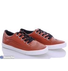 Дитячі кросівки на весну/осінь (6 пар р.34-39) коричневий  "Bella Shoes"
