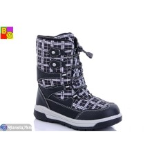 Термо взуття дитяче на зиму (6 пар р.32-37) чорний  "BG"