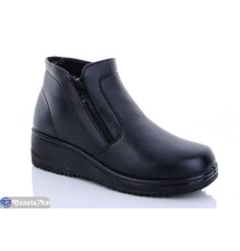 Черевики жіночі на зиму (5 пар р.39-41) чорний  "REGA"