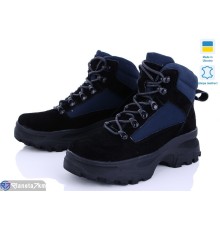 Черевики жіночі на зиму (6 пар р.36-40) чорний  "STELUSA"