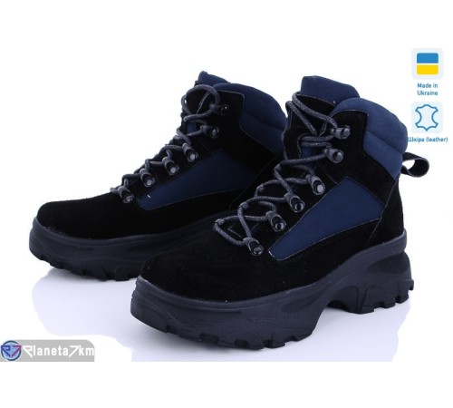 Черевики жіночі на зиму (6 пар р.36-40) чорний  "STELUSA"