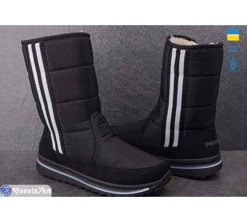 Дутики жіночі на зиму (6 пар р.37-42) чорний "OLLA" Дутики жіночі на зиму (6 пар р.37-42) чорний "OLLA"