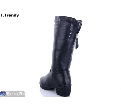 Чоботи жіночі на зиму (6 пар р.36-41) чорний  "Trendy"