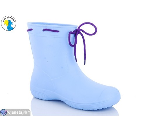 Жіночі чоботи з піни на весну/осінь (6 пар р.36-41) блакитний  "Jose Amorales"