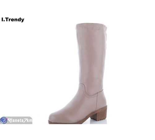 Чоботи жіночі на зиму (6 пар р.36-41) бежевий  "Trendy"