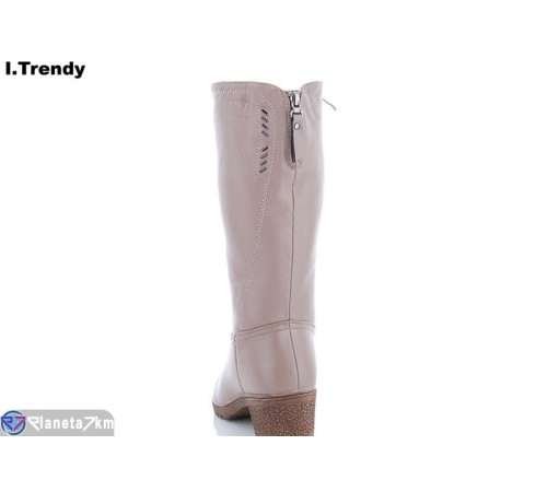 Чоботи жіночі на зиму (6 пар р.36-41) бежевий  "Trendy"