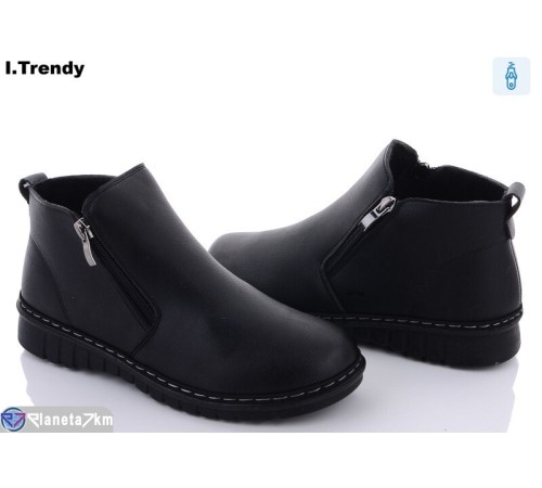 Черевики жіночі на весну/осінь (8 пар р.36-41) чорний  "Trendy"