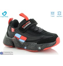 Дитячі кросівки на весну/осінь (6 пар р.26-30) чорний  "Comfort-baby"