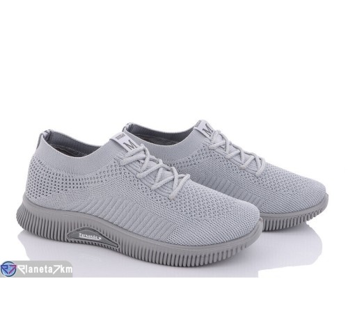 Кросівки жіночі на літо (8 пар р.36-41) сірий  "HORSE"