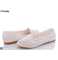 Балетки жіночі на літо (8 пар р.36-41) білий  "Trendy"