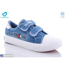 Дитячі кеди на весну/осінь (7 пар р.25-30) синій  "Comfort-baby"