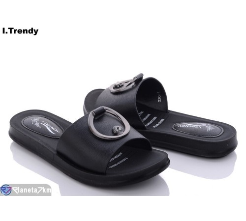 Шлепки жіночі на літо (8 пар р.36-41) чорний  "Trendy"
