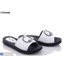 Шлепки жіночі на літо (8 пар р.36-41) білий  "Trendy"