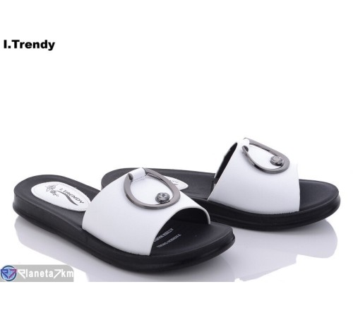Шлепки жіночі на літо (8 пар р.36-41) білий  "Trendy"