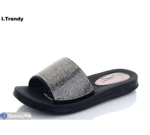 Шлепки жіночі на літо (8 пар р.36-41) срібний  "Trendy"