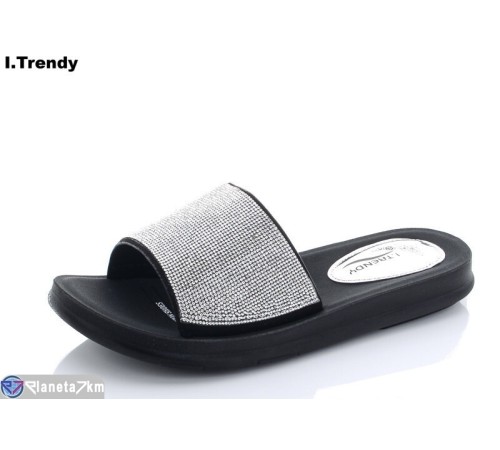 Шлепки жіночі на літо (8 пар р.36-41) срібний  "Trendy"