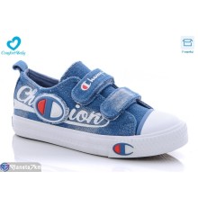 Дитячі кеди на весну/осінь (6 пар р.25-30) синій  "Comfort-baby"