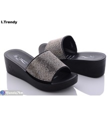 Шлепки жіночі на літо (8 пар р.36-41) сірий  "Trendy"